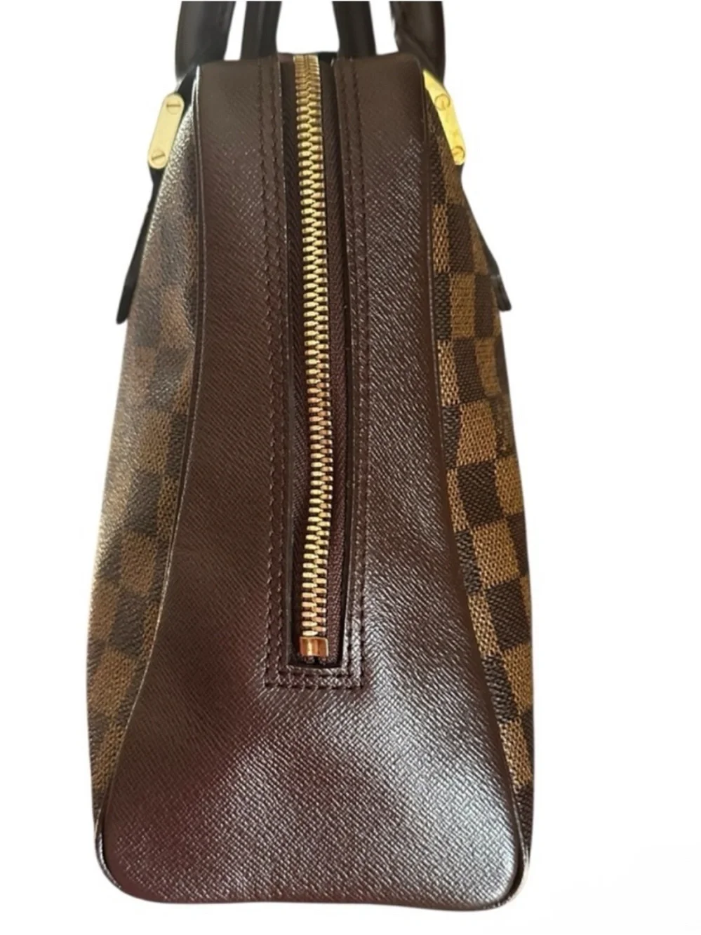 LOUIS VUITTON Damier Ebene Brera Handbag w/ COA - Picture 6 of 12
